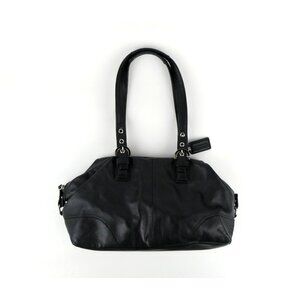 Coach Black Leather Shoulder Bag F17220